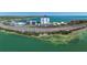Stunning aerial view of waterfront condos with expansive bay views and convenient highway access at 7200 Sunshine Skyway S Ln # 16G, St Petersburg, FL 33711