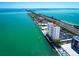 Stunning aerial view of the condominium with access to the beach, pool, and ocean views at 7200 Sunshine Skyway S Ln # 16G, St Petersburg, FL 33711