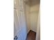 Small closet with carpet and a white wire shelf for hanging clothes at 10200 Gandy N Blvd # 235, St Petersburg, FL 33702