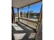 Relaxing screened porch overlooking the peaceful lake and fountain at 10200 Gandy N Blvd # 235, St Petersburg, FL 33702