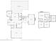 Detailed floor plan showcasing layout of rooms, including a spacious kitchen, living area, and screened patio/pool at 1439 Wetherington Way, Palm Harbor, FL 34683