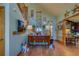 Inviting foyer featuring wood floors, staircase, and decorative accents at 1439 Wetherington Way, Palm Harbor, FL 34683