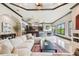 Bright and open floor plan with a living room, kitchen, and dining area at 17005 Madres De Avila, Tampa, FL 33613