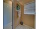Bright bathroom features a walk-in shower with white tiling and a neutral color scheme at 19829 Gulf Blvd # 601, Indian Shores, FL 33785