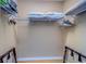 Walk-in closet featuring white wire shelving for storage, with room for luggage racks at 19829 Gulf Blvd # 601, Indian Shores, FL 33785
