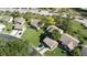 Residential area featuring well-maintained homes with manicured lawns and mature trees providing ample shade at 2254 Sequoia Dr, Clearwater, FL 33763