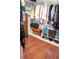 Walk-in closet with organized storage, shelving and storage cubes, offering ample space for clothing and accessories at 2501 Emerson S Ave, St Petersburg, FL 33712