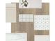 Sample design materials with a range of floor, countertop, backsplash, and cabinet options at 28842 Hillcrest Valley Blvd, Wesley Chapel, FL 33543