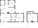 Home floor plan showing layout of rooms on the first and second floors at 2930 W Arch St, Tampa, FL 33607