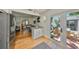 Open-concept kitchen with stainless steel appliances and a view to the patio at 4509 10Th N Ave, St Petersburg, FL 33713