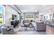 Open-concept living room boasting stylish furniture, tile flooring, and abundant natural light at 5309 Oxford Gray Rd, Wesley Chapel, FL 33545