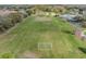 Expansive community soccer field with well-maintained grass and soccer goals ready for a friendly game at 6044 Sweet William Ter, Land O Lakes, FL 34639