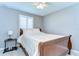 Comfortable bedroom with natural light, neutral walls and carpeted floor at 12646 Carlby Cir, Tampa, FL 33626