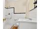 Clean bathroom featuring a shower, toilet, and vanity with storage at 3124 9Th N Ave, St Petersburg, FL 33713