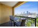 Cozy balcony with outdoor seating, perfect for enjoying the city skyline views at 345 Bayshore Blvd # 1502, Tampa, FL 33606