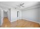 Large bedroom with hardwood floors and access to bathroom at 345 Bayshore Blvd # 1502, Tampa, FL 33606