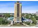 Stunning high-rise condo building with beautiful architecture and well-maintained landscaping at 345 Bayshore Blvd # 1502, Tampa, FL 33606