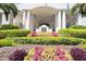 Grand entrance with manicured landscaping, showcasing the building's elegance and curb appeal at 345 Bayshore Blvd # 1502, Tampa, FL 33606