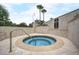 Relaxing hot tub with a no diving sign, nestled in a serene outdoor setting with lush plants at 345 Bayshore Blvd # 1502, Tampa, FL 33606