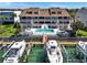 Waterfront condo with boat slips and a sparkling pool in a picturesque coastal setting at 350 Pinellas Bayway S # 2, St Petersburg, FL 33715