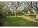 Expansive backyard overlooking green space and mature trees, perfect for privacy at 3633 Cordgrass Dr, Valrico, FL 33596