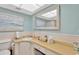 Bathroom featuring a vanity with ample counter space, a sink, and an overhead mirror at 6208 Imperial Ky, Tampa, FL 33615