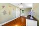 Bedroom with wood floors and a closet at 8205 Overlook Ne Pl, St Petersburg, FL 33702
