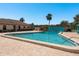 Enjoy a community pool with a sunny deck area near the clubhouse at 9860 62Nd N Ter # 1051, St Petersburg, FL 33708