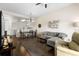 Inviting living space with open layout to dining area and comfortable seating at 1120 Radison Ave # 6, Sun City Center, FL 33573