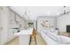 Modern kitchen featuring a center island and hardwood floors at 1215 E Broad St, Tampa, FL 33604