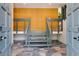 Entryway with textured walls, slate floors and a staircase at 1320 Coral S Way, St Petersburg, FL 33705