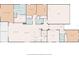 Detailed floor plan showing the layout of the home at 2516 Leafwing Ct, Palm Harbor, FL 34683