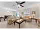 Bright living room with comfortable seating and neutral decor at 2700 Bayshore Blvd # 512, Dunedin, FL 34698
