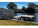 Waterfront dock with newly renovated decking, offering tranquil water views and private access at 4005 Sunrise S Dr, St Petersburg, FL 33705