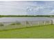Backyard view with expansive lake and green grass at 5210 Dandelion St, Apollo Beach, FL 33572