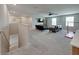 Second floor bonus room with large carpeted area for entertaining, relaxation and fun at 5210 Dandelion St, Apollo Beach, FL 33572