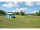 Exterior photo of the backyard shed, perfect for storage at 6418 Austrian Blvd, Punta Gorda, FL 33982