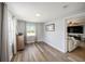 This bedroom has wood floors and large windows providing ample natural light at 7401 35Th N Ave, St Petersburg, FL 33710