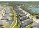 Birds-eye view features well-maintained homes, green spaces, and walking paths, promoting an active and social lifestyle at 16331 Treasure Point Dr, Wimauma, FL 33598