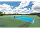 Well-maintained tennis courts offer residents a fantastic opportunity for recreation and fitness within the community at 16331 Treasure Point Dr, Wimauma, FL 33598