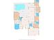 Detailed floor plan of the home, showcasing the layout of rooms, including bedrooms and bathrooms at 16340 Marquis Rd, Brooksville, FL 34614