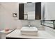 Modern bathroom with vessel sink, sleek vanity, and modern light fixture at 2259 Costa Rican Dr # 23, Clearwater, FL 33763