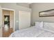 Bedroom with closet and view into the neighboring room at 3005 Bayshore Pointe Dr, Tampa, FL 33611