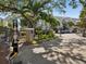 Visitors entrance to the community featuring lush landscaping at 3005 Bayshore Pointe Dr, Tampa, FL 33611