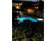 Inviting community pool and hot tub area at night, surrounded by lush landscaping and cozy lighting at 3005 Bayshore Pointe Dr, Tampa, FL 33611