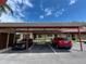 Convenient covered parking area with designated spots for residents, next to a residential building at 601 N Hercules Ave # 403, Clearwater, FL 33765