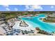 Aerial view of resort-style pool and recreation area at 7494 Pool Compass Loop, Wesley Chapel, FL 33545