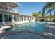 Beautiful in-ground swimming pool with a jacuzzi and a tanning deck next to the house at 7922 Spring Valley Dr, Tampa, FL 33615