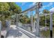 A modern boat lift and dock, offering convenient waterfront access with serene views at 10161 Eagle Preserve Dr, Englewood, FL 34224