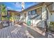 Well-maintained back deck extends living space outdoors for grilling and relaxation at 1108 W Charter St, Tampa, FL 33602